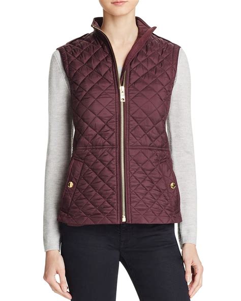 burberry vest|burberry quilted vest women.